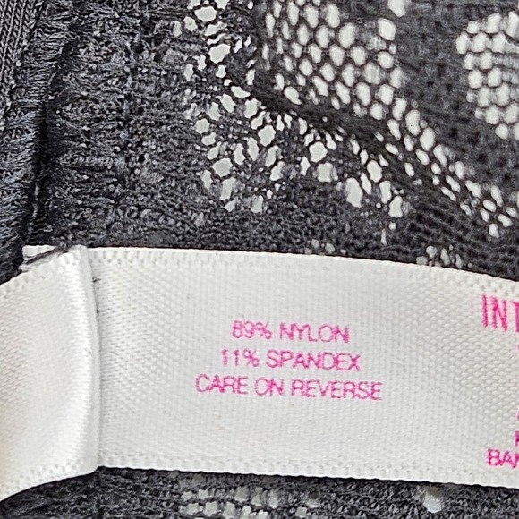 Lace Bra Bralette Gray XL Feminine Sheer Dainty Comfy Lingerie - Picture 8 of 8